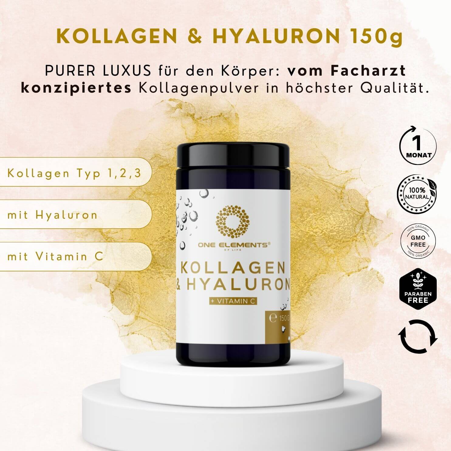 Kollagen & Hyaluron 150g - eruca.