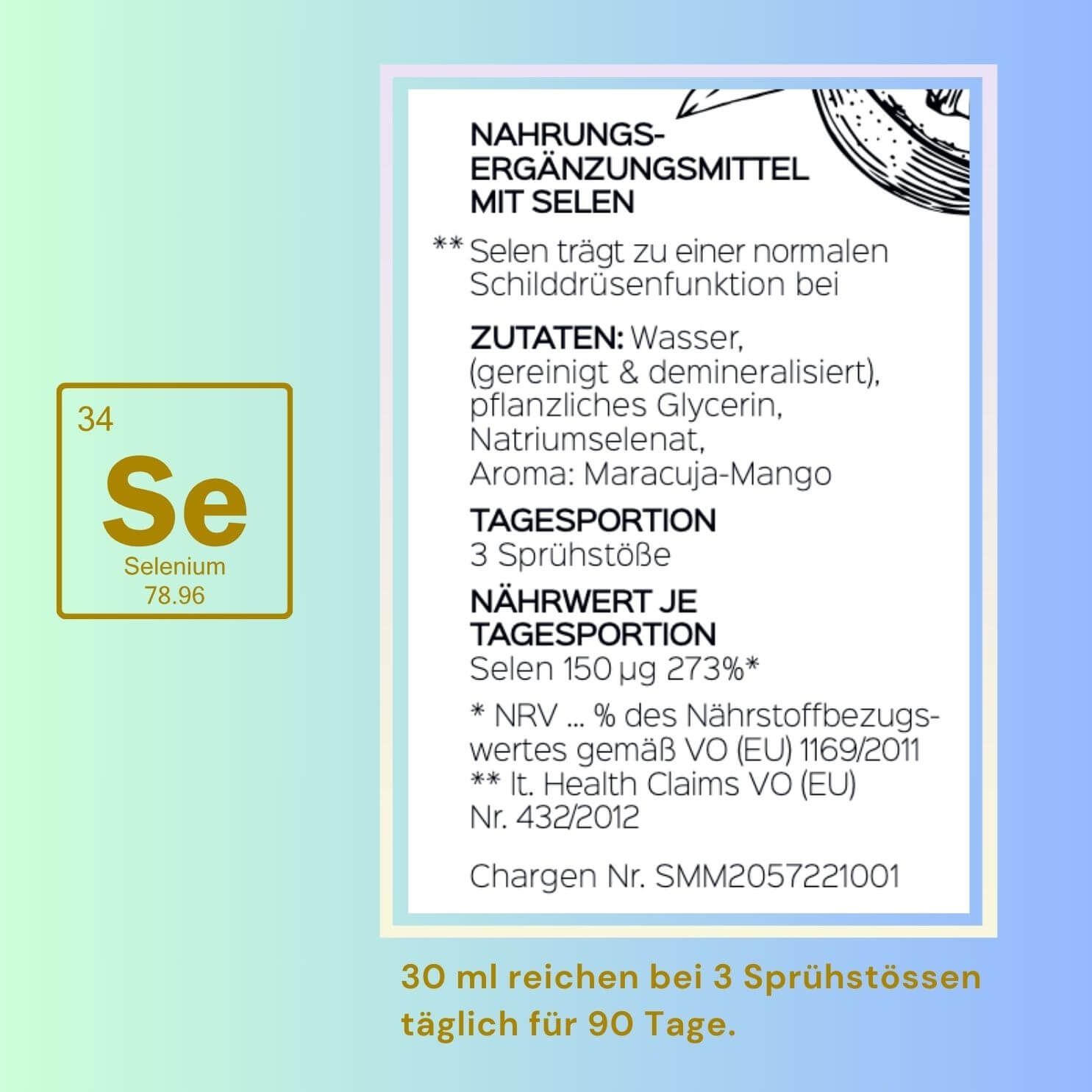 selen_spray_30ml_oneelements_backlabel_nahrungsergaenzung_mitselen_selen-traegt-zu-einer-normalen-schilddruesenfunktion-bei_se_78.96_inhaltsstoffe_natriumselenat_eruca.ch